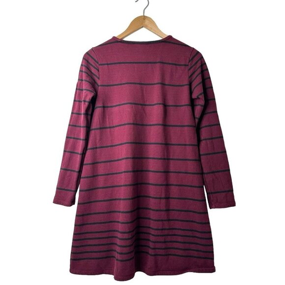 Lot Of 2 J Jill A Line Dress Pockets Knee Length Size XSP Burgundy Model Blend - Picture 3 of 14